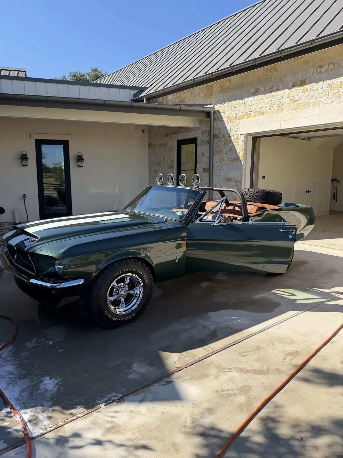 Classic Ford Mustang convertible exterior detail by Kurtz Mobile Detailing Bryan TX