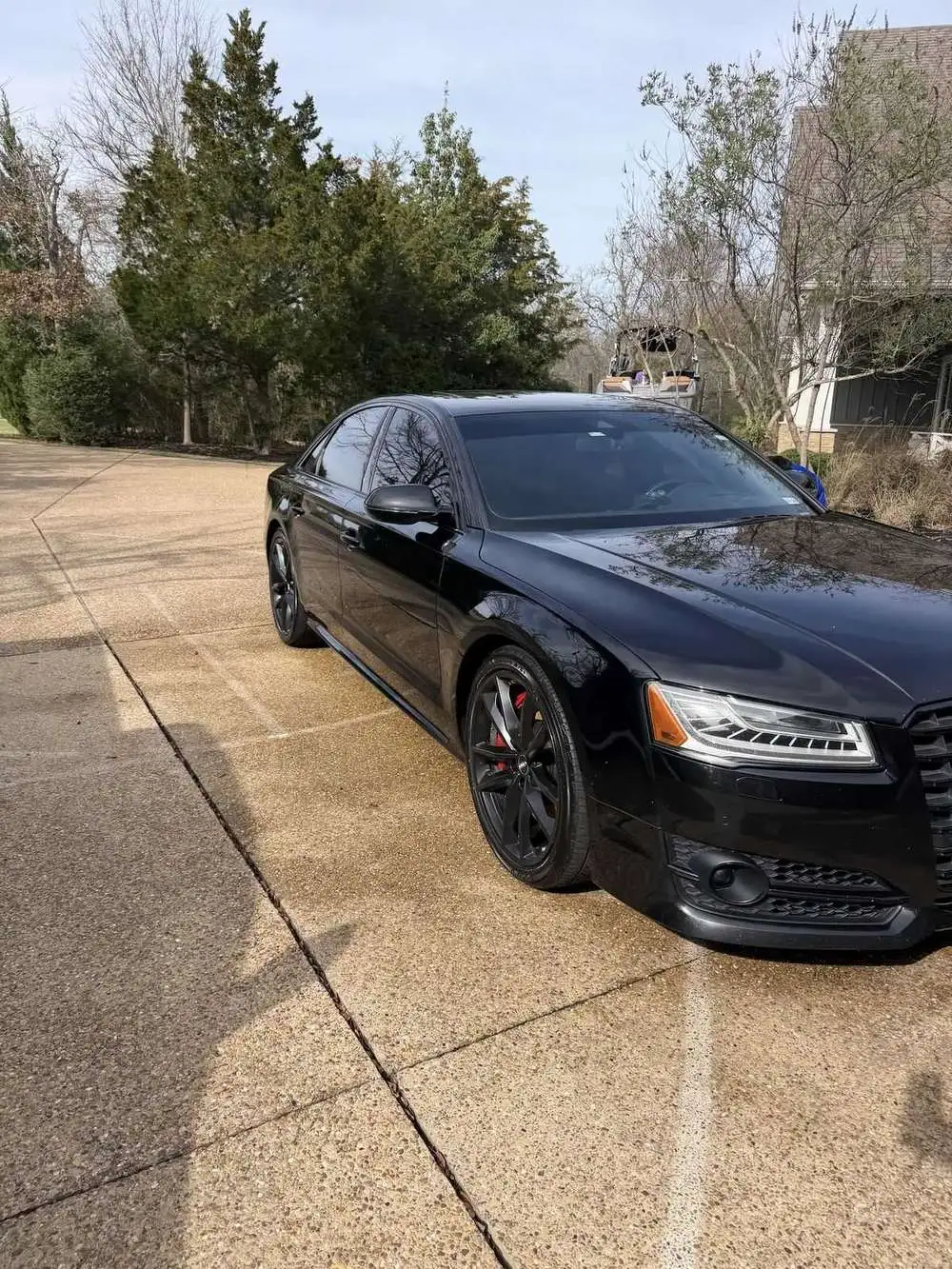 Mobile detailing on a sedan in Bryan TX by Kurtz Auto Detailing